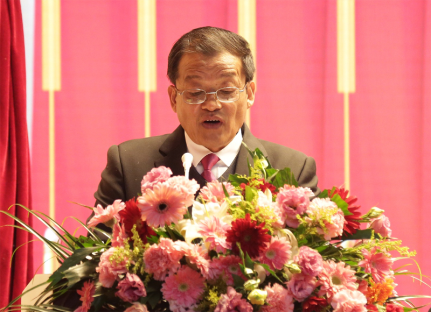 爱体育平台第一届党委班子选举大会---张爱民同志作党委工作报告